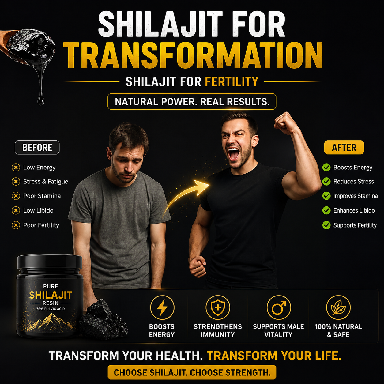 Shilajit Resin to Embrace Vitality: The Transformative Power of Shilajit Resin in Ayurveda